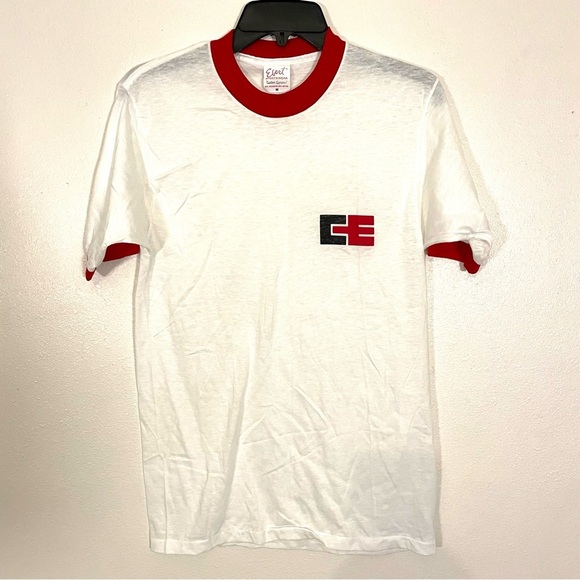 Vintage Single Stitch T-Shirt By Ebert Sportswear Apparel Size M 50/50 Blend - Picture 1 of 6